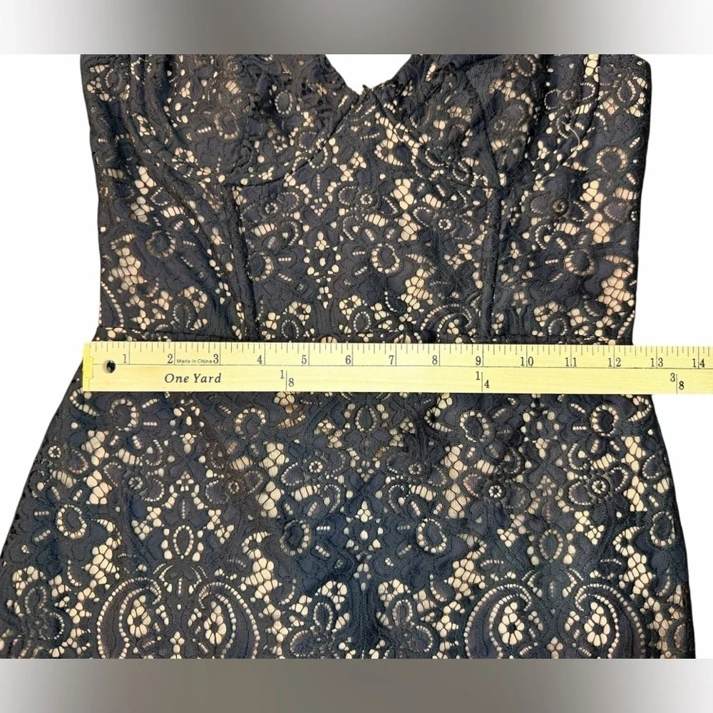 For Love And Lemons Vika Mini Dress Black